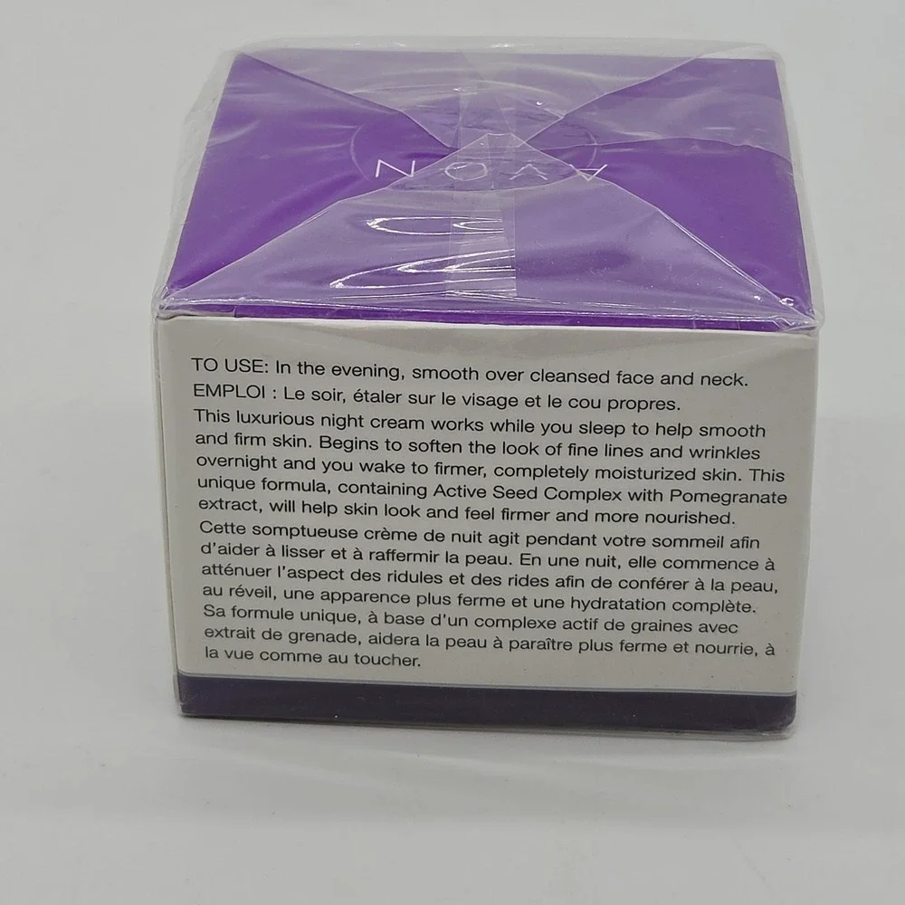 Avon NutraEffects Active Seed Complex AGELESS Night Cream  1.7 Fl Oz SEALED